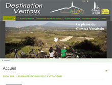 Tablet Screenshot of destination-ventoux.com